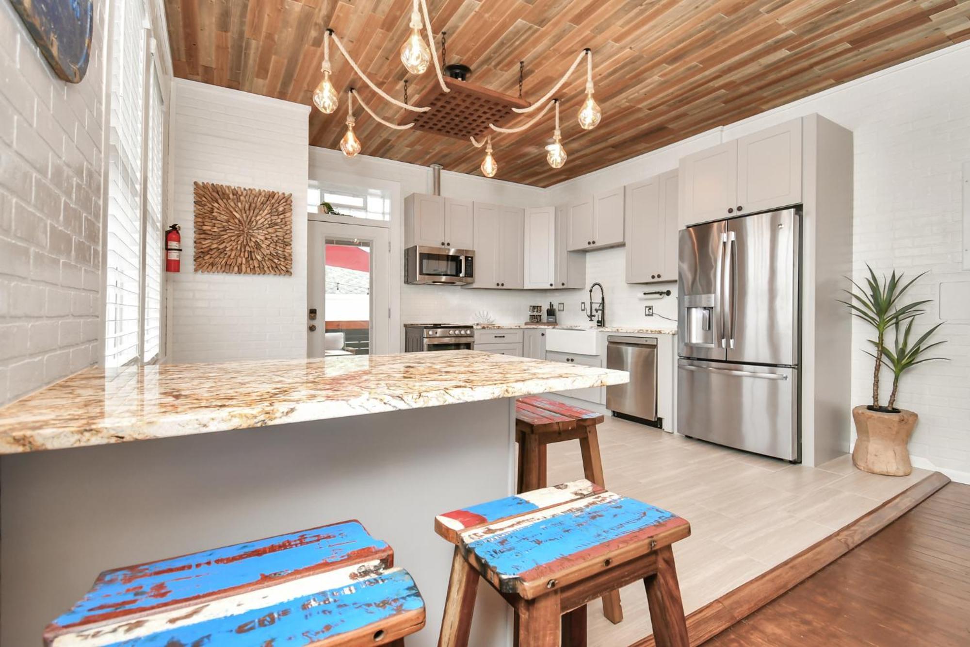 Ferienwohnung Nautical Loft With Outdoor Kitchen & Beach Access Galveston Exterior foto
