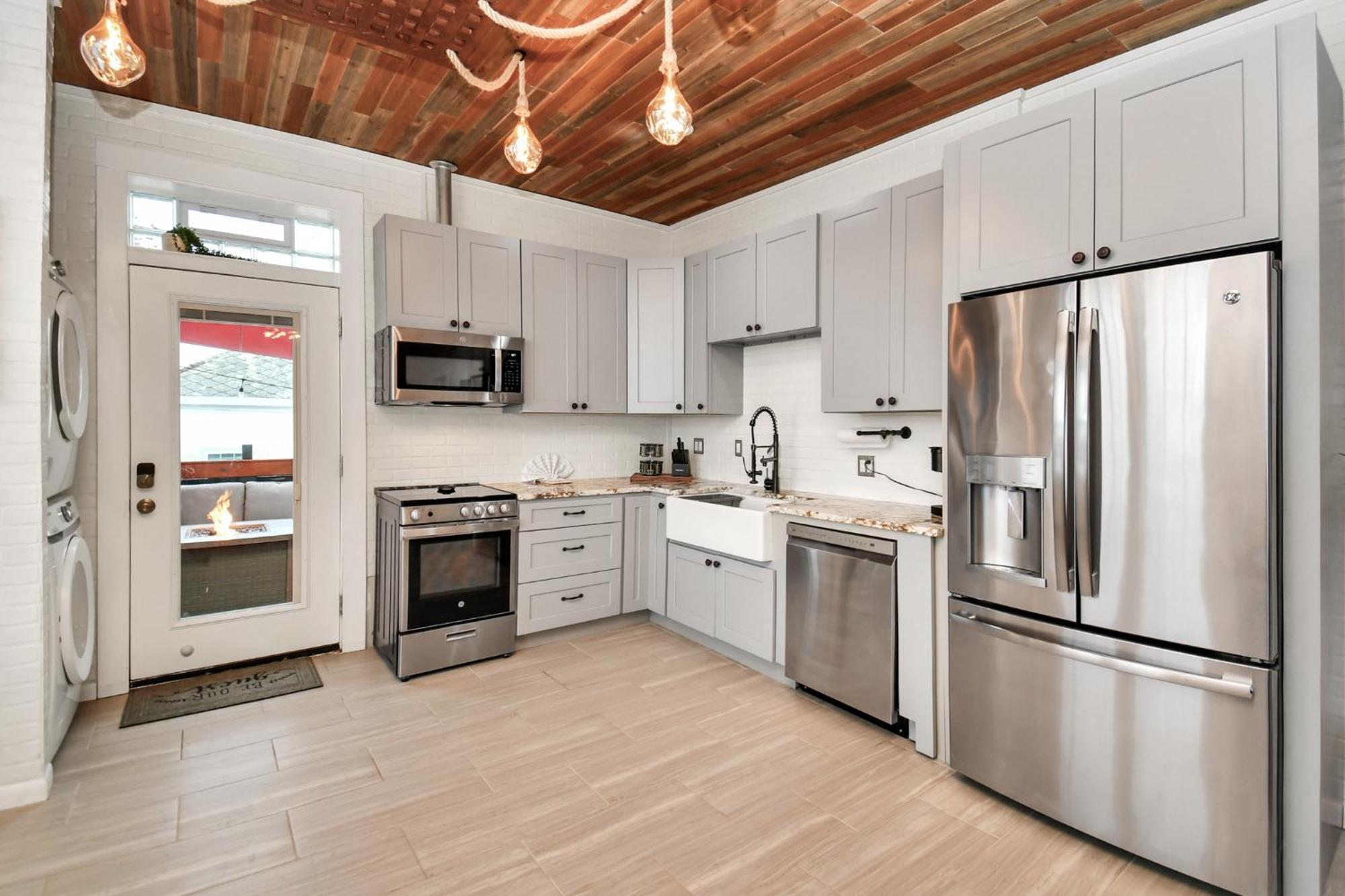 Ferienwohnung Nautical Loft With Outdoor Kitchen & Beach Access Galveston Exterior foto